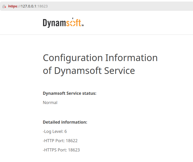 Dynamsoft service
