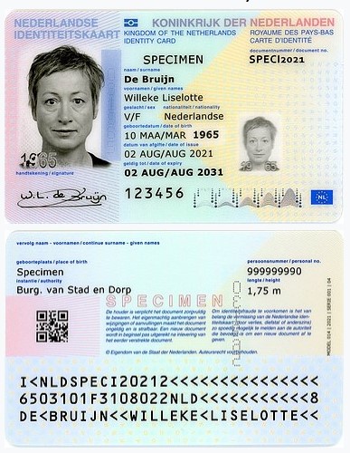 荷兰身份证